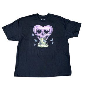 MBM Gallery graphic tee Skeleton Heart Graphic T-Shirt Size 3XL NWOT